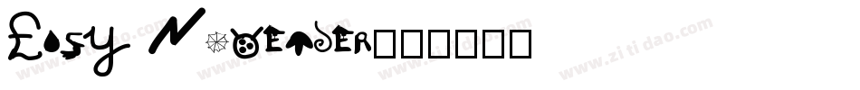 Easy November字体转换